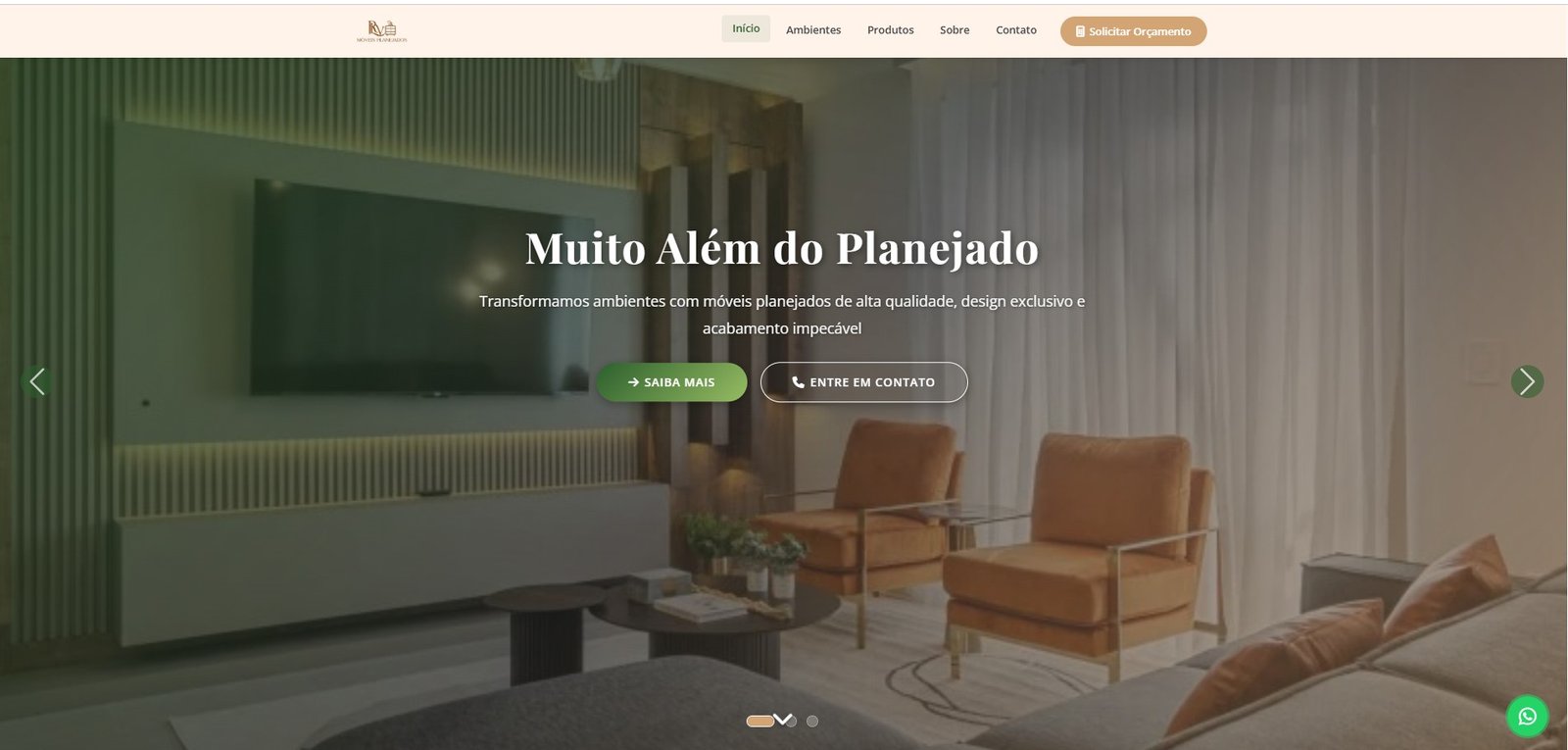 Preview 1 do site para marceneiros