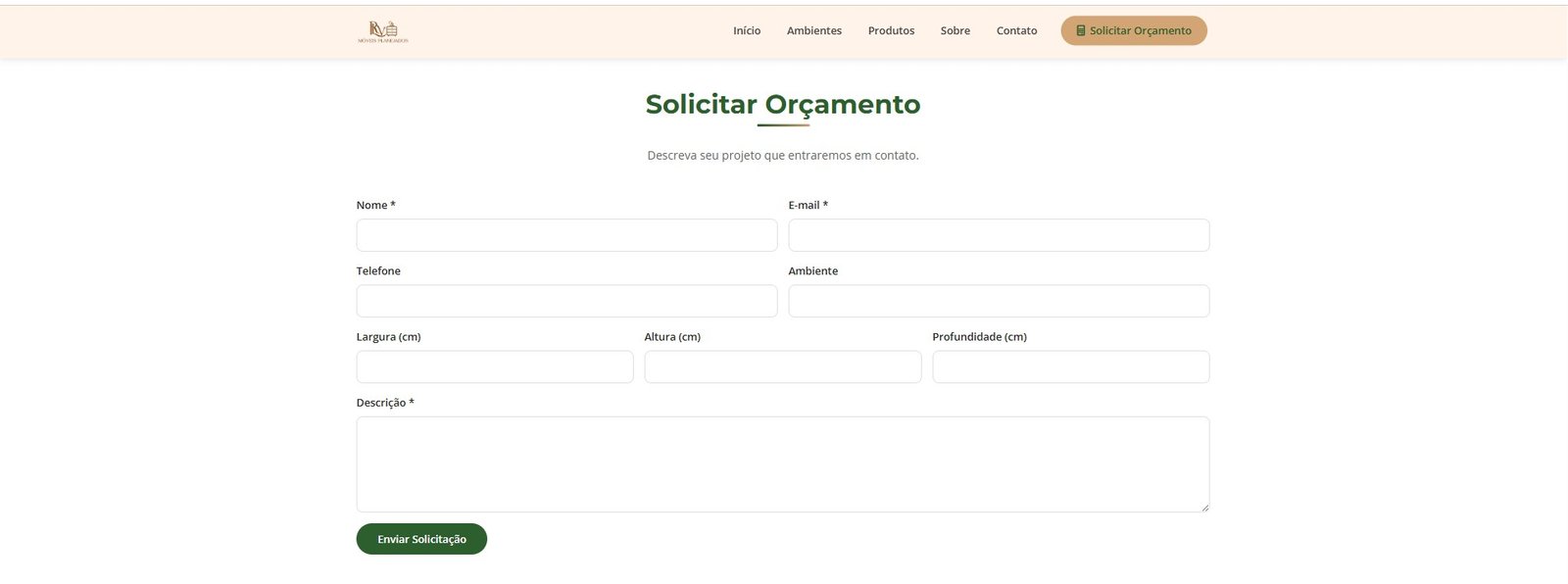 Preview 6 do site para marceneiros